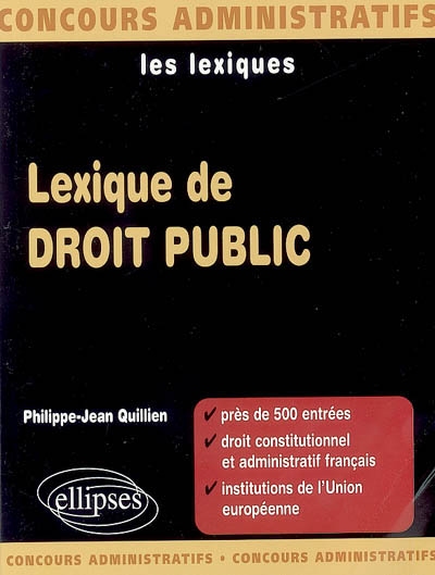 Lexique de droit public