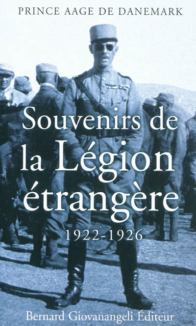 Souvenirs de la Légion étrangère, 1922-1926