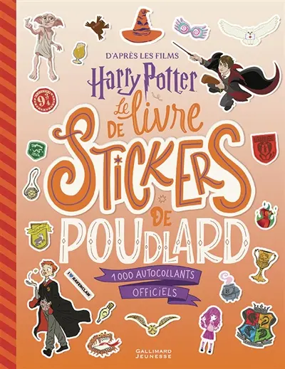 Le livre des stickers de Poudlard : 1.000 stickers officiels