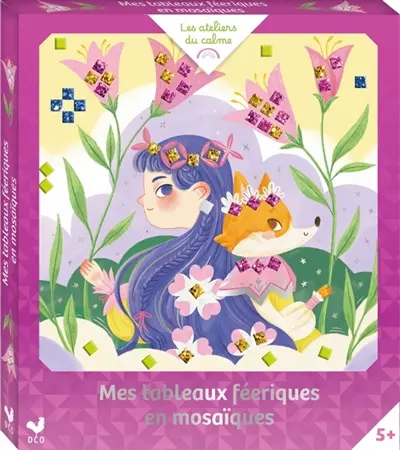 Mes tableaux féeriques en mosaïques : boîte avec accessoires