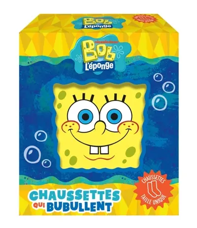 Bob l'éponge : chaussettes qui bubullent