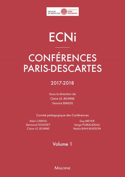 ECNi : conférences Paris-Descartes : 2017-2018. Vol. 1