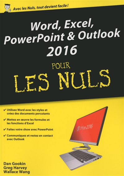 Word, Excel, PowerPoint & Outlook 2016 pour les nuls