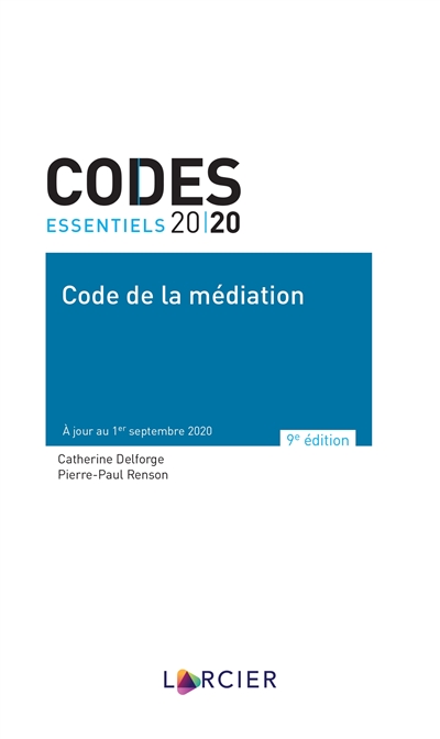 Code de la médiation 2020
