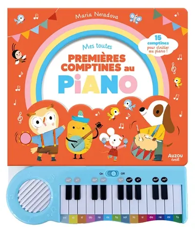 Mes toutes premières comptines au piano : 15 comptines pour s'initier au piano