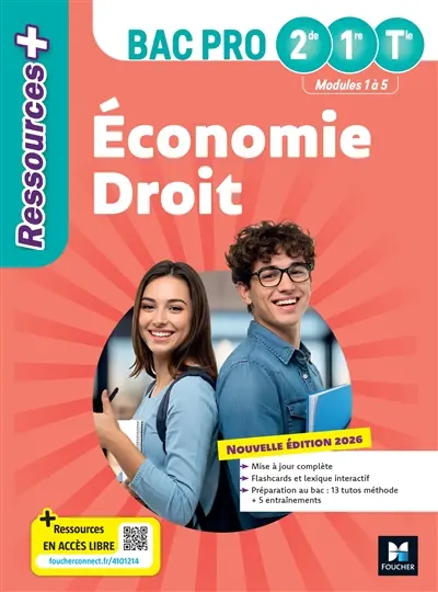 Economie droit 2de, 1re, terminale, bac pro : modules 1 à 5