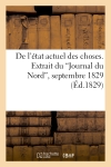 De l'état actuel des...