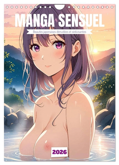 MANGA SENSUEL : Beautés japonaises dénudées et séduisantes (Calendrier mural 2026 DIN A4 horizontal), CALVENDO calendrier mensuel : Beautés japonaises sensuelles en style manga, scènes dénudées élégantes et charme raffiné pour amateurs d’art et passionnés d’anime