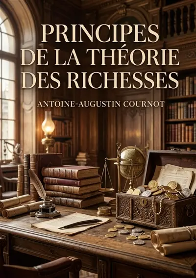 Principes de la théorie des richesses : Une analyse des principes fondamentaux de la théorie des richesses par Antoine Augustin Cournot, explorant la valeur d'échange et la science économique.