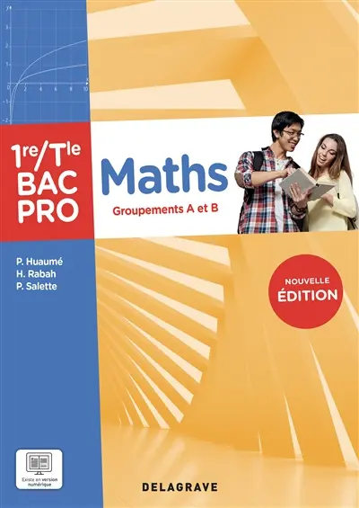 Maths 1re, terminale bac pro : groupements A et B