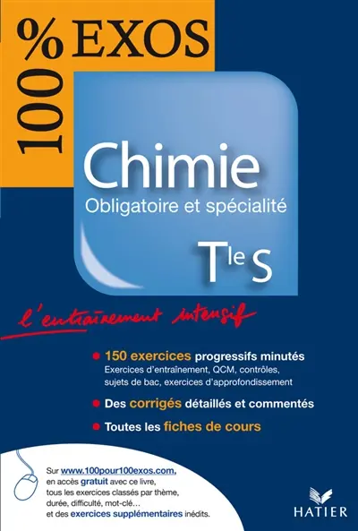 Chimie tle S obligatoire et spécialité