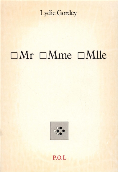 Mr Mme Mlle