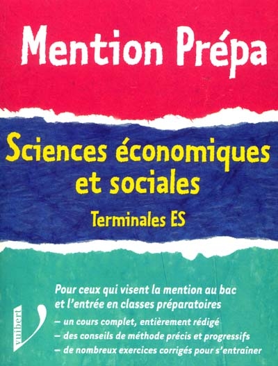 Sciences économiques et sociales terminale ES
