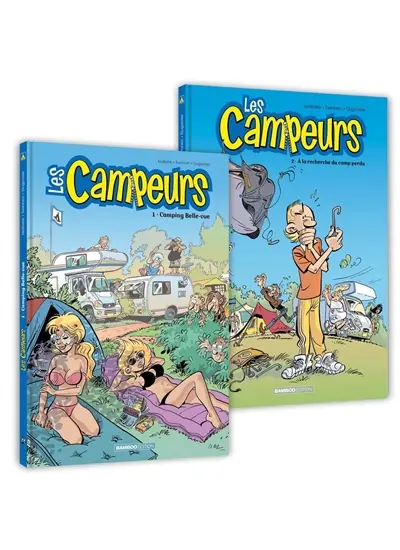 Les campeurs : pack promo tome 01 et tome 02