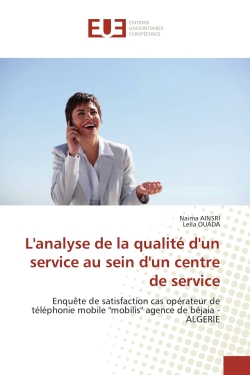L'analyse de la qualité...