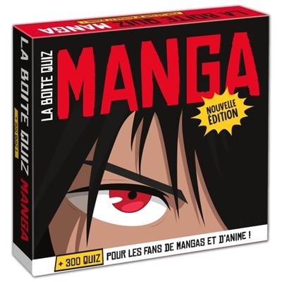 la boîte quiz manga : nouvelle édition : pour les fans de mangas et d'anime !