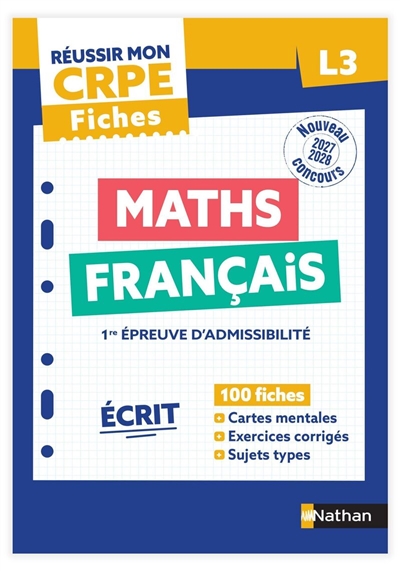Fiches maths, français :...