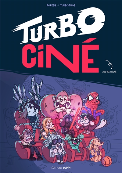 Turbo ciné : des résumés de classiques du cinéma, en BD, en 4 cases et avec des chiens