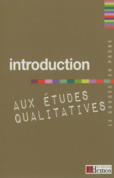 Introduction aux études qualitatives