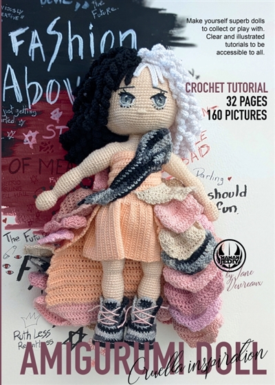 Amigurumi Doll : Cruella inspired crochet pattern 2