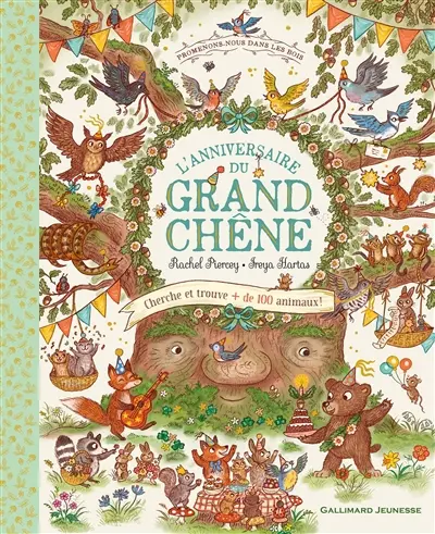 L'anniversaire du grand chêne : cherche et trouve + de 100 animaux !