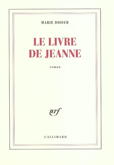 Le livre de Jeanne
