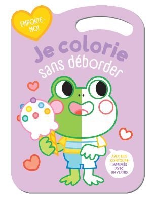 Je colorie sans déborder : grenouille