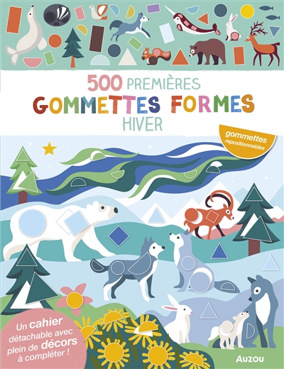 hiver : 500 premières gommettes formes