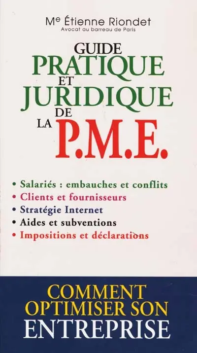 Guide pratique et juridique de la PME