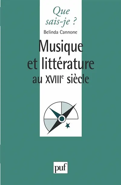 Musique et littérature au 18e siècle