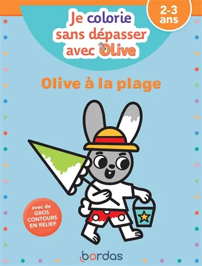 Olive à la plage : 2-3 ans