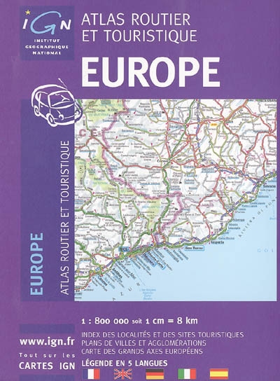 Europe : atlas routier
