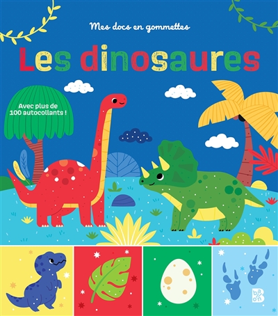 Tableaux De Gommettes- Dinosaures