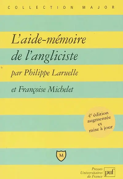 L'aide-mémoire de l'angliciste
