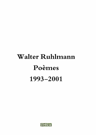 Walter Ruhlmann Poèmes...