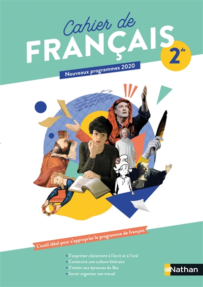 Cahier de français 2de : nouveaux programmes 2020