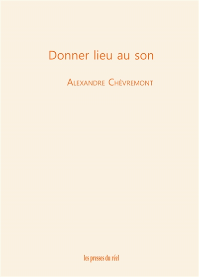 Donner lieu au son