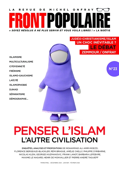 Front populaire, n° 23. Penser l'islam : l'autre civilisation