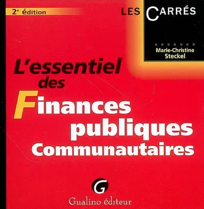 L'essentiel des finances publiques communautaires