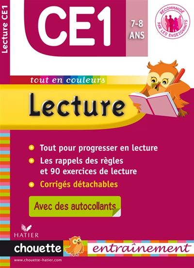 Lecture CE1, 7-8 ans