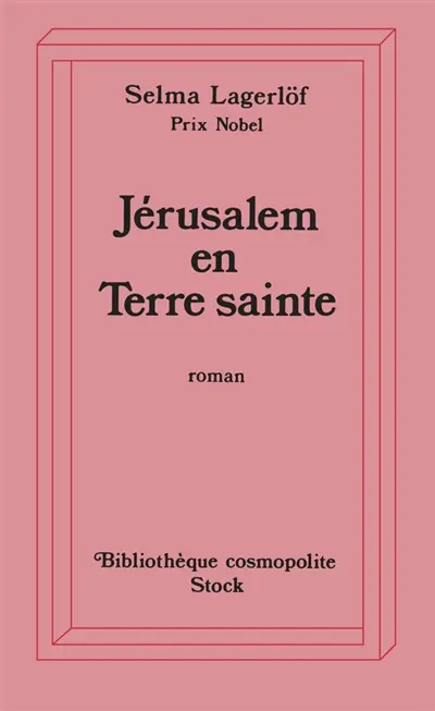 Jérusalem en Terre sainte