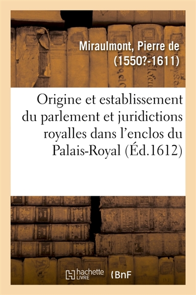 De l'origine, et...
