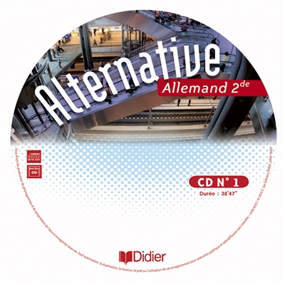 Alternative, allemand 2de : 3 CD audio pour la classe