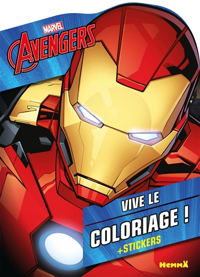 Avengers : vive le coloriage ! + stickers : Iron Man