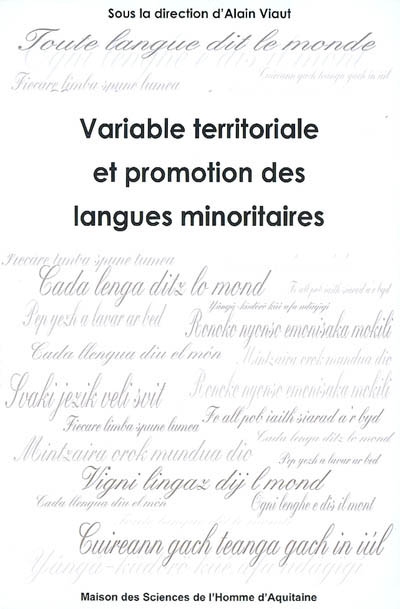 Variable territoriale et promotion des langues minoritaires