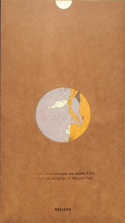 Carte géologique du mont Fuji. Geological map of Mount Fuji