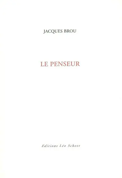 Le penseur
