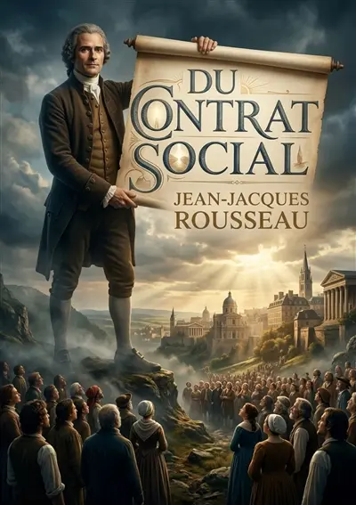 Du contrat social : Une oeuvre fondatrice de la philosophie politique moderne, explorant les principes du droit et de la légitimité du pouvoir.