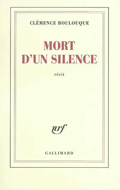 Mort d'un silence