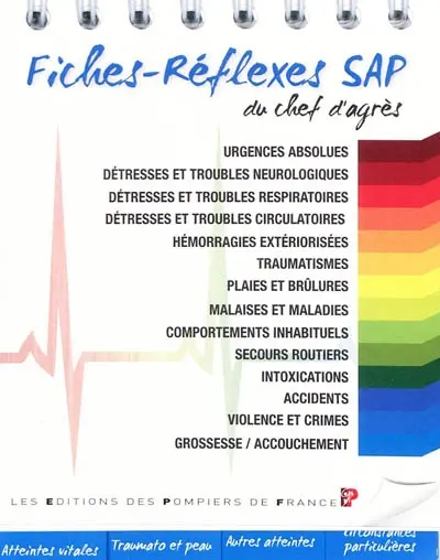 Fiches-réflexes SAP du chef d'agrès